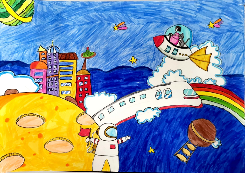 学科渗透科技动手畅想未来2021学年华新小学校园科技节跨学科实践活动